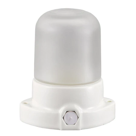 Светильник накладной General под лампу, пылевлагозащищённый (НПБ400) GCF-SNC-60-E27-IP65-W прямой