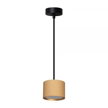 Светильник потолочный Feron Barrel HL4588 ARIA  levitation 12W, 230V, GX53, золото + черный, на подвесе 1,7 м