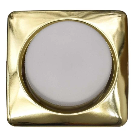 Светильник General GCL-GX53-H38-G ЗОЛОТО КВАДРАТ ОБЪЕМНЫЙ