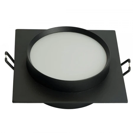 Светильник встраиваемый Feron DL506 потолочный GX53 черный круг 51357