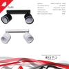 Спот Reluce 53001-9.5-002IL SPOT LIGHT GX53 BK