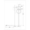 Торшер Arte Lamp Fluido A3913PN-24BK Торшер Arte Lamp Fluido A3913PN-24BK
