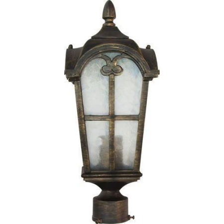 Светильник садово-парковый, 60w 230v e27 черное золото, pl104