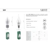 Лампа светодиодная SAFFIT SBC3709 Свеча E27 9W 2700K Лампа светодиодная SAFFIT SBC3709 Свеча E27 9W 2700K