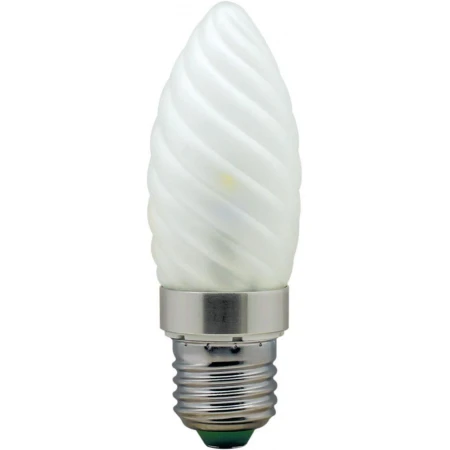 Лампа светодиодная, 6LED(3.5W) 230V E27 4000K матовая хром, LB-77