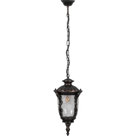 Светильник садово-парковый Feron PL5005 круглый на цепочке 60W 230V E27, темно-коричневое золото