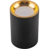 Светильник потолочный Feron ML175 MR16 35W 220V, черный, золото Светильник потолочный Feron ML175 MR16 35W 220V, черный, золото