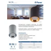 Светильник потолочный Feron ML175 MR16 35W 220V, черный, золото Светильник потолочный Feron ML175 MR16 35W 220V, черный, золото
