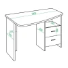 Стол письменный Домино Лайт СКЛ-Крл 120 Стол письменный Домино Лайт СКЛ-Крл 120
