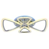 Светодиодная люстра 10007/2+2 CHR Светодиодная люстра 10007/2+2 CHR