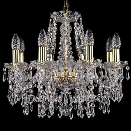 Хрустальная люстра Bohemia Ivele Crystal 1403/8/160/G