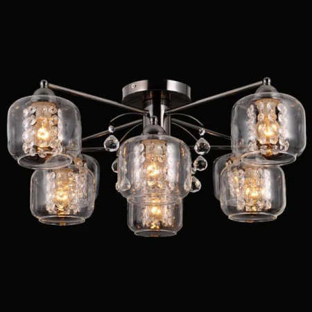 Люстра Natali Kovaltseva LAINA 75091/8C DARK CHROME