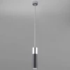 Подвесной светильник Eurosvet 50135/1 LED хром/черный Подвесной светильник Eurosvet 50135/1 LED хром/черный