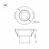 Мебельный светодиодный светильник Arlight LTM-R52WH 3W Warm White 30deg 015393 Мебельный светодиодный светильник Arlight LTM-R52WH 3W Warm White 30deg 015393