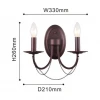 Бра F-Promo Plini 2590-2W Бра F-Promo Plini 2590-2W