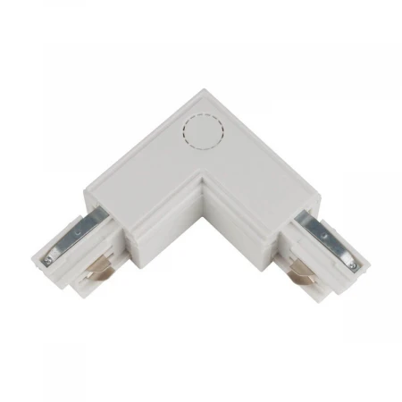 Соединитель для шинопроводов L-образный внутренний (09765) Uniel UBX-A22 White