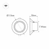 Встраиваемый светодиодный светильник Arlight LTD-80WH 9W Warm White 120deg 018043 Встраиваемый светодиодный светильник Arlight LTD-80WH 9W Warm White 120deg 018043