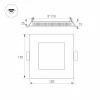 Встраиваемый светодиодный светильник Arlight DL-120x120M-9W Warm White 020127 Встраиваемый светодиодный светильник Arlight DL-120x120M-9W Warm White 020127